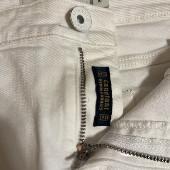 Vineyard Vines Candiani Mini Denim Jean Skirt Size 10 White - Picture 2 of 7